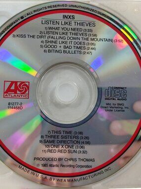 (1985) INXS - Listen Like Thieves Music CD